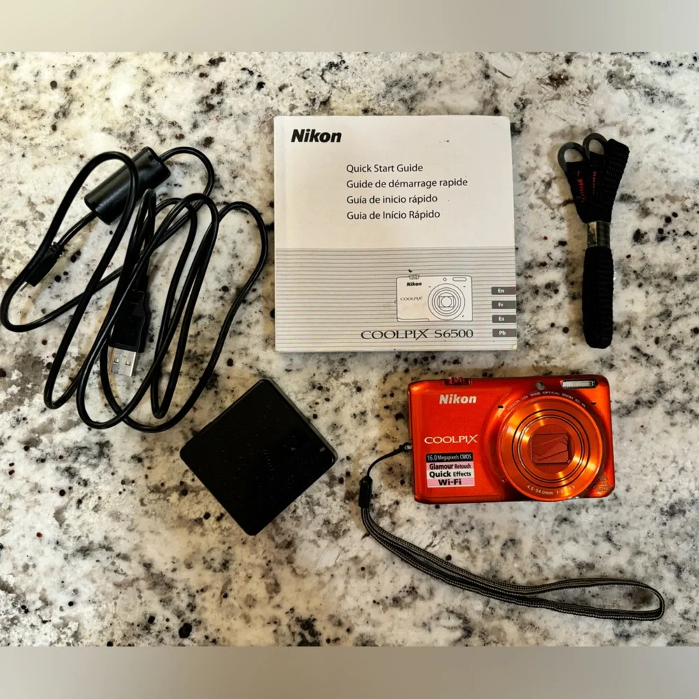 Nikon Coolpix S6500 Digital Camera with WiFi